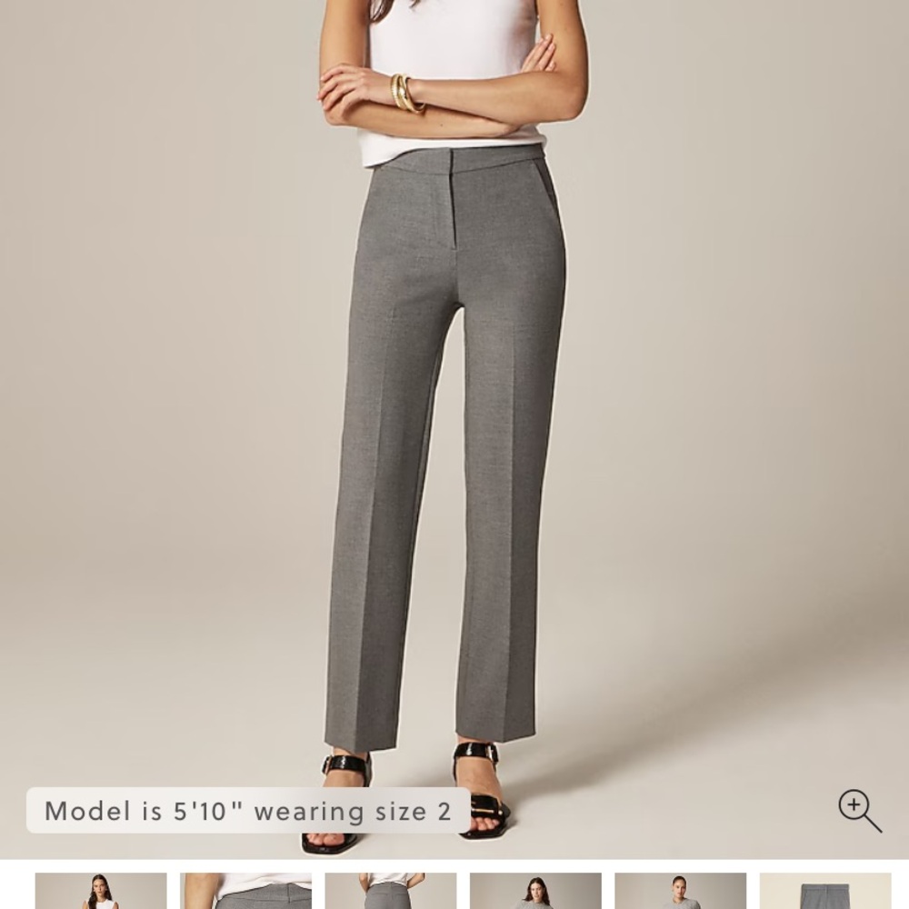 J. Crew Gray Straight Leg Pants - KATE